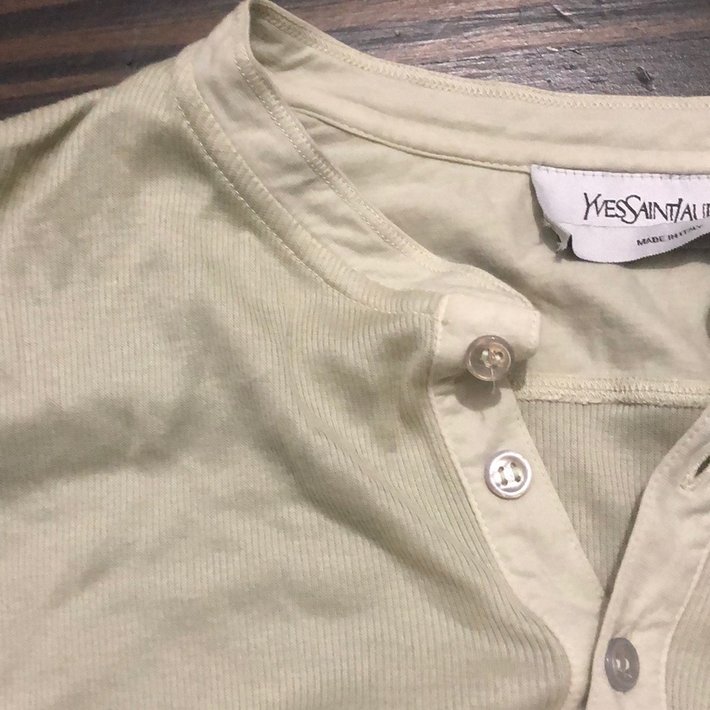 NWOT Yves Saint Laurent Men’s Henley